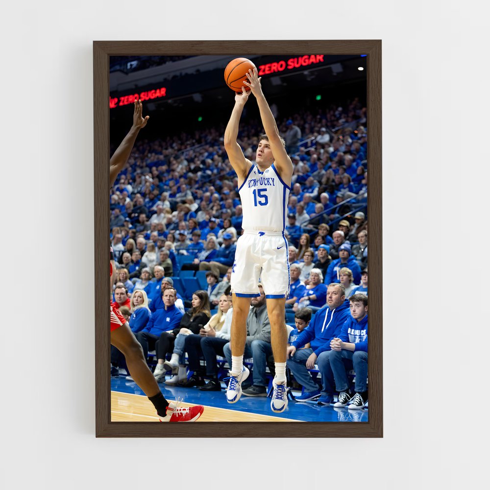 Poster Uniforme Bleu – affiche Basketball (vue 5)